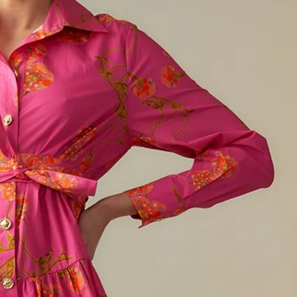 Cynthia Rowley Perennial Shirt Dress - Picture 3 of 4